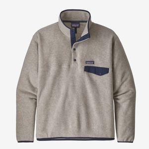 Patagonia Synchilla Sweater Cream and Blue